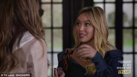 Hilary Duff flashes bare breast in comedy drama Younger